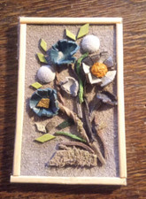Bild aus Leder mit Magnet -