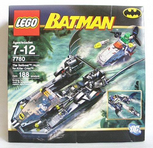 Lego batman 7780 batboat hunt - batman,