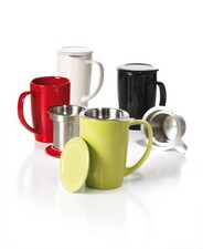 Forlife teebecher mit tee - forlife, tee-sieb