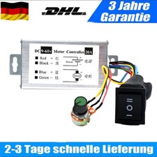 DC Motor Drehzahlregler PWM Schalter Steuerung 9V 12V 24V 36V 48V 60V 20A
