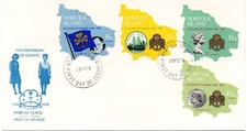 Norfolk Island FDC Pfadfinder 50 Jahre Pfadfinderschaft der Mädchen/Frauen