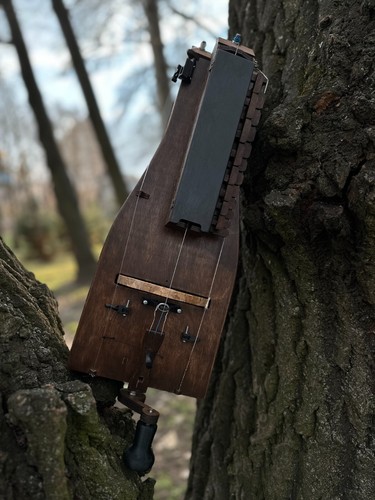Drehleier saitig - drehleier,