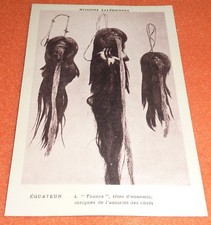 Schrumpfköpfe Tsantsa AK Schrumpfkopf Jivaro Shuar Kopfjäger Krieger Kopfjagd