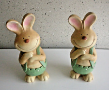 2 SCHÖNE DEKO OSTER HASEN - GROSS FIGUREN