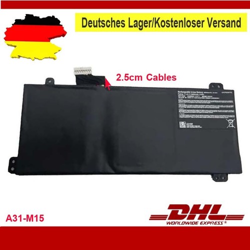 Akku 5cm cables - 2.5cm, a31-m15
