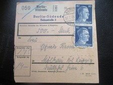 #1927 Paketkarte aus