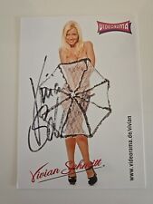 VIVIAN SCHMITT AUTOGRAMM SIGNIERT AUTOGRAPH SIGNED Autogrammkarte Erotik