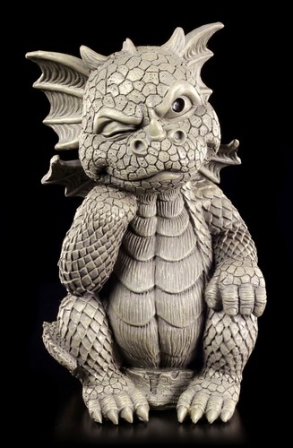 Drachen gartenfigur der - gartenfigur,