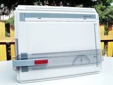 ZEICHENPLATTE A4 ROTRING PROFIL A 4 ZEICHENBRETT + SCHNELLMASSTAB + TASCHE!