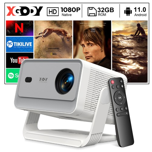 Xgody smart video beamer full - video,
