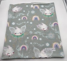 Reststück Bio Jersey Make Art Berlin Zuckerwatte Mint Bunt Kinderstoff Stoff