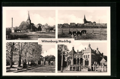 Ansichtskarte wittenburg - ansichtskarte,