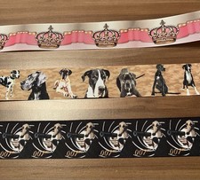 Ripsband webband dogge krone - ripsband,