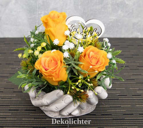Grabgesteck weiß