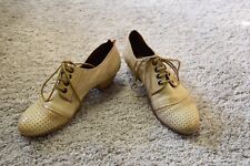 Pakros Lederschuhe Beige 37