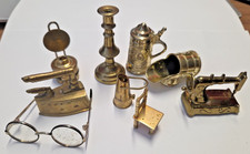 10 Messing Miniaturen Konvolut