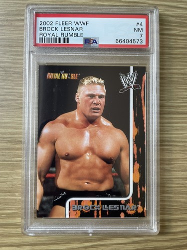 2002 fleer brock lesnar rookie - 2002,
