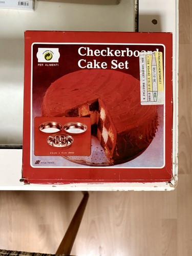 Checkerboard cake set - checkerboard,