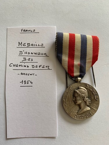 Medaille der eisenbahnen 1954 - medaille,