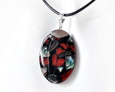 Koralle Anhänger Silber 925