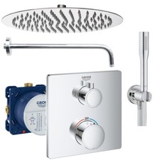 Grohe Unterputz Duscharmatur Grohtherm Duschset Kopfbrause Inkl. THERMOSTAT✅