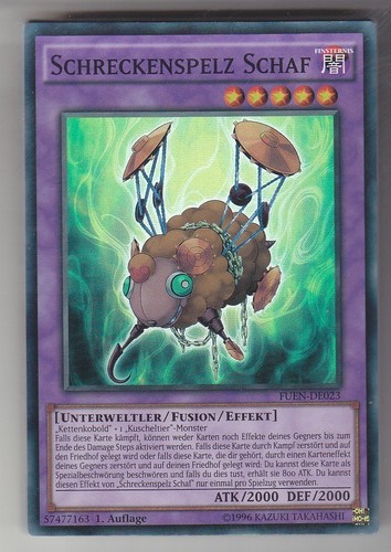 Schreckenspelz schaf - yu-gi-oh,