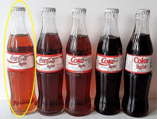 Coca cola light flasche 90er - coca,