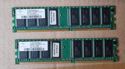 Nanya ddr 333 pc2700u - nanya, 256mb
