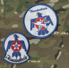 USAF F-16 Thunderbirds Display Demo Team Aufbügelbare + Vêlkrö 2-PATCH Abzeichen
