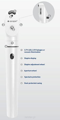 Riester scope ophthalmoskop - riester, e-scope