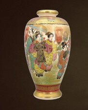 Japanische Satsuma-Vase