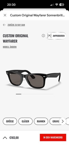 Custom original wayfarer - custom,