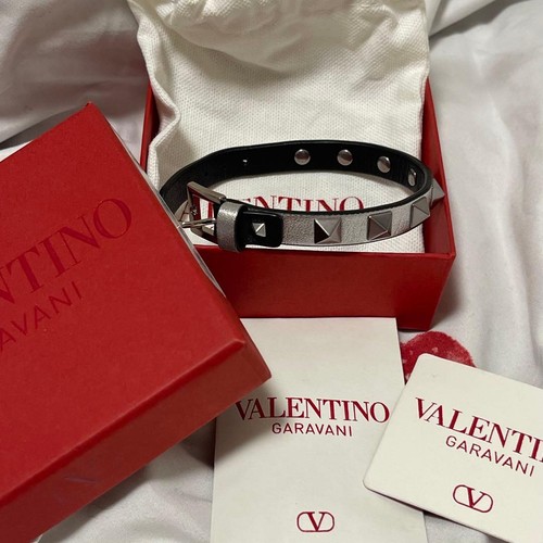 Valentino nieten lederarmband - valentino,