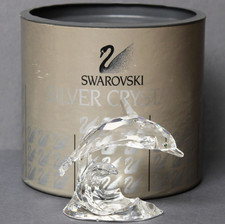 Swarovski Kristall Figur Delfin / Delphin 9 x 9 cm OVP Original Verpackung