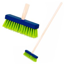 Kinder Garten Gerät Haushalt Spielzeug Besen Kinderbesen stabil mit Holzstiel