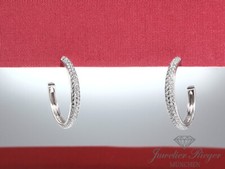 Cartier Creolen Etincelle Medium Weissgold 750 Diamanten N8515087 Ohrringe Gold