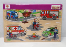 Eichhorn Holzpuzzle Fahrzeuge Puzzle ab 24 Monate