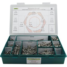 Sortiment/Set Edelstahl Spanplatten Schrauben VA A2 V2A Torx Holzschrauben +Bits