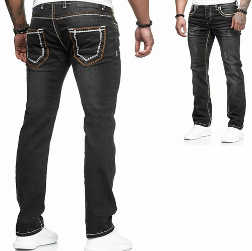 Herren jeans hose washed - hose,