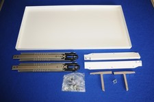 USM Haller Auszug 75x35cm softclose  RAL 9010 Reinweiß komplette Einbaulösung