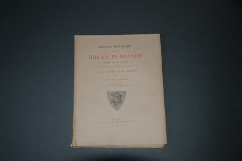 Dauphiné héresies - dauphiné,