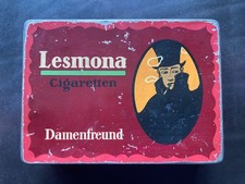 Zigarettendose Damenfreund von Lesmona, 100 Cigaretten, Bremen, um 1920