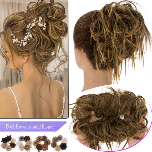Messy hair bun - bun, dutt