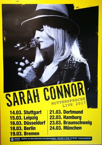 Sarah connor 2017 - connor, tour