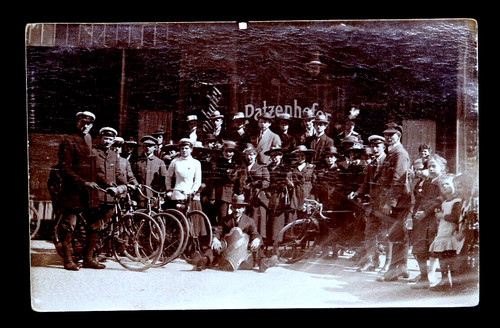 Alte foto fahrrad ausfahrt - foto,