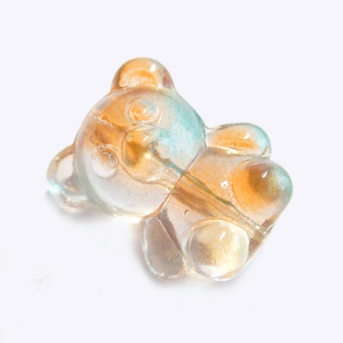 Glasperlen bärchen bunt - mm,