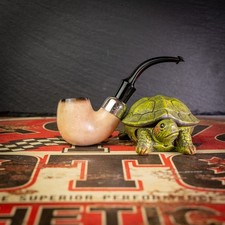 Peterson Tawney De Luxe NOS Meerschaum Pfeife Sterling Silver Unsmoked Pipe Pipa