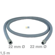 Universal Ablaufschlauch 1,5m 22/22mmØ Waschmaschine Spülmaschine