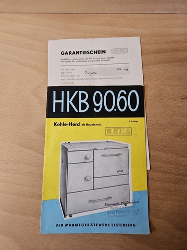 Bedienungsanleitung kohle herd - bedienungsanleitung, kohle-herd
