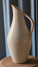 Kleine Vase von Fürstenberg, retro - 60er Jahre, creme-farben
